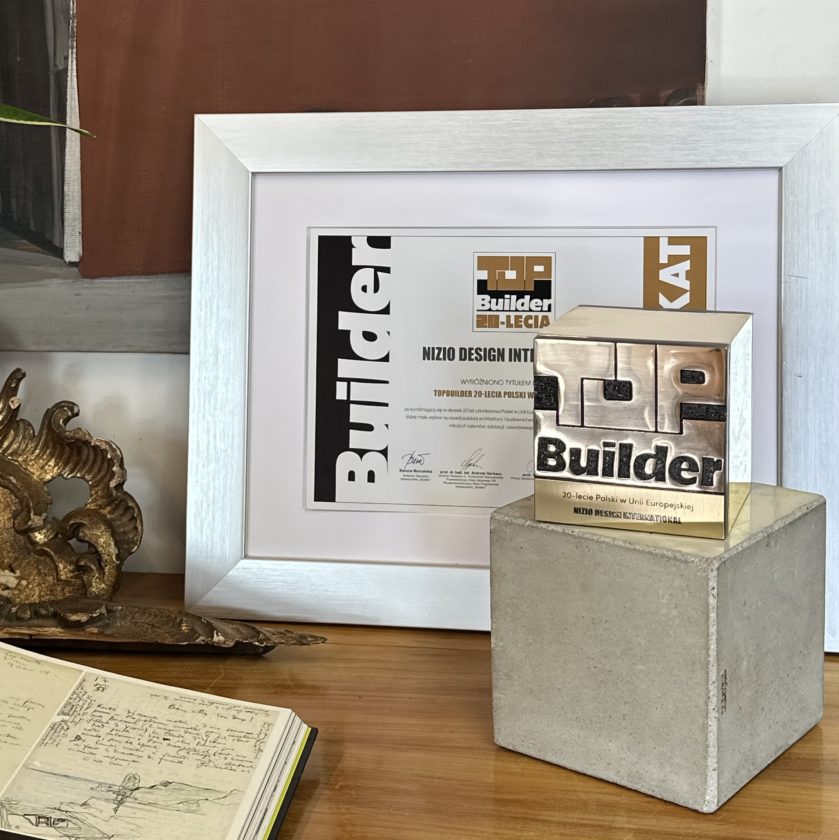 Złota Statuetka TopBuilder 20-lecia dla pracowni Nizio Design International