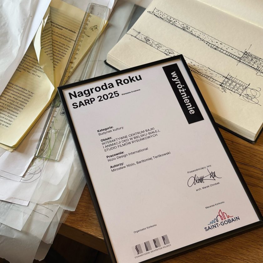 Interaktywne Centrum Bajki i Animacji OKO w Bielsku-Białej wyróżnione w ramach Nagrody Roku SARP 2025